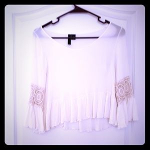 White and cream crop